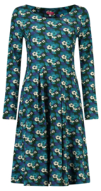 Tante Betsy Dress Frenchy Tropical Forest Blue