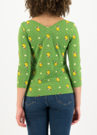 Blutsgeschwister Happy Swalloyneck Shirt Yellow Wellys
