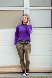 Mooi Vrolijk Sweater Nice - Basic Purple