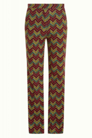 King Louie Gael Pants Farley cabernet red