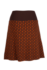 LaLamour A-line Skirt BB Check brown umbre