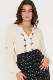 Tante Betsy Blouse Donna White