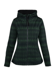 LaLamour Hoodie Leaf Black/Green