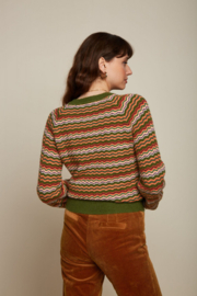 King Louie Raglan Sweater Twitty olive green
