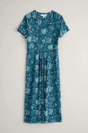 Seasalt Seed Packet Midi Dress drifting seaweed dark eden