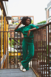 Green Queens Sweater Lima velvet green