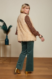 King Louie Cilla Gilet Boheme marzipan