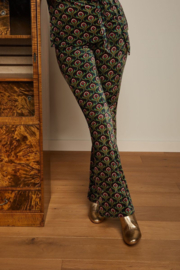 King Louie Border Flared Pants Jubilee pine green