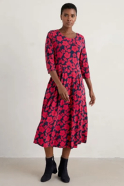 Seasalt Veronica Dress rose maritime carmine