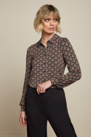 King Louie Maisie Blouse Jubilee dragonfly green