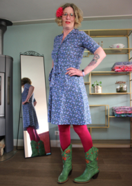 Tante Betsy Dress Vera Lynn Liberty Blue