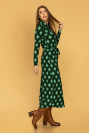 Tante Betsy Shirt Dress Long Wally Green