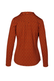 LaLamour Blouse Shawl Collar Retro umbre