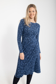 Danefae Organic Sigrid Dress marine/ cold blue