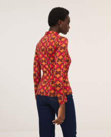 SURKANA Shirt with V-neck Fuchsia