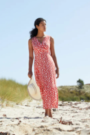 Seasalt Beach Glass Dress Floral Silhouette Squash