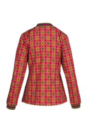 LaLamour Cardigan Kilim fuchsia