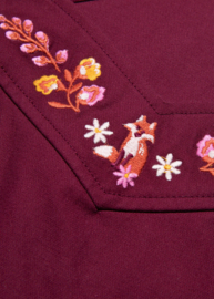 Blutsgeschwister Power Pinafore dusk red