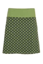 LaLamour A-line Skirt Drop Black/Green