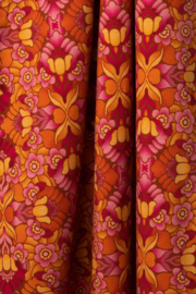 LaLamour Long Singlet Dress Flower umber/ orange