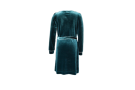 Mooi Vrolijk Dress Chic - Basic Medium Blue Steam Velvet