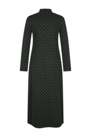 ZILCH Dress Long grid pesto