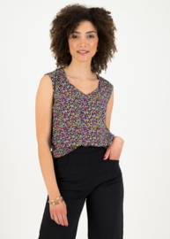 Blutsgeschwister Flash flaming heart blouse top