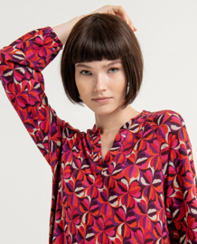 SURKANA Long and Wide Dress volume sleeves red