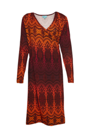 LaLamour Classic Wrap Dress Lace Red