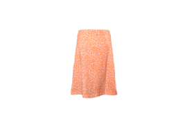 Mooi Vrolijk Skirt Zipper Animal Print Beige and Orange