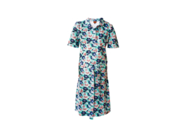 Mooi Vrolijk Dress Polo Nice Mint Flowers