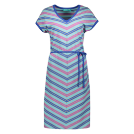 Bakery Ladies Dress Jill Stripes Soft Blue