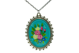 Opgepimpt Ketting Aqua Roze