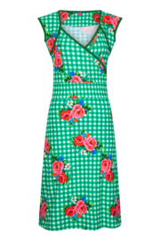 Tante Betsy Dress Cross Cottage Rose Green