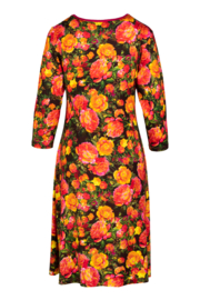 LaLamour Classic Wrap Dress 3/4 Sleeve rose