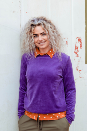 Mooi Vrolijk Sweater Nice - Basic Purple