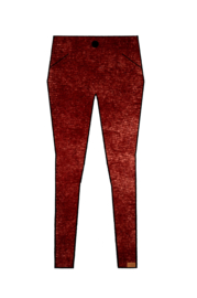 Mooi Vrolijk Trouser Chic - Basic Rust Steam Velvet