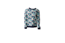 Mooi Vrolijk Sweater Nice Mint Flowers