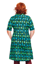 Cissi och Selma Monica Dress Timglas grön