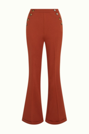 King Louie Celi Sailor Pants Aurora cognac orange