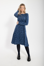 Danefae Organic Sigrid Dress marine/ cold blue