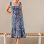 Tante Betsy Dress Dolce Liberty Blue