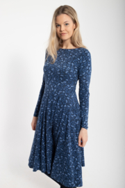 Danefae Organic Sigrid Dress marine/ cold blue