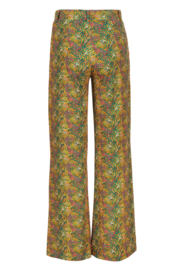 LaLamour Sue Trousers Straight Mercy Fall green