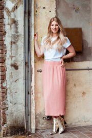 Mooi Vrolijk Skirt Long Plissee Old Pink