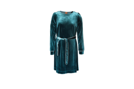 Mooi Vrolijk Dress Chic - Basic Medium Blue Steam Velvet