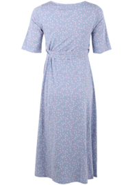 Danefae Dadeflora Cotton Dress light blue fleurie