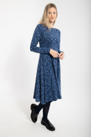 Danefae Organic Sigrid Dress marine/ cold blue