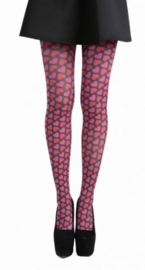 Pamela Mann Printed Tights - Candy Hearts Onesize