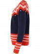 Danefae Dananja Wool Cardigan navy/bright red/chalk